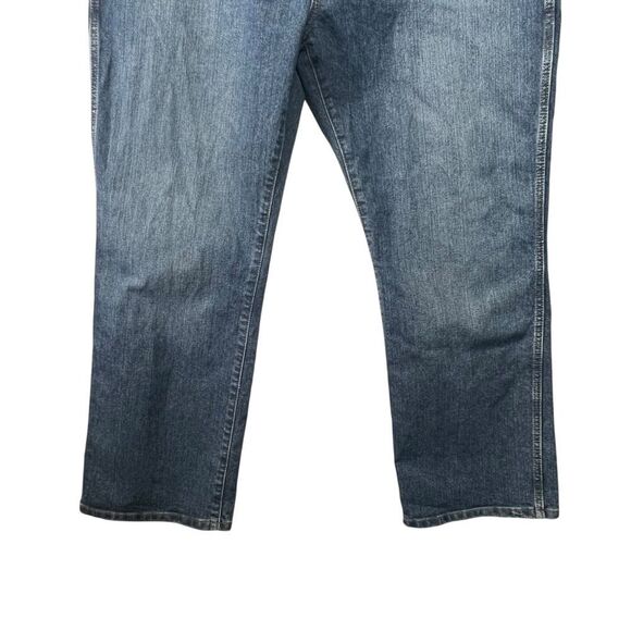 Ariat rebar M4 low rise boot cut jeans blue size 42/30 - Picture 6 of 10